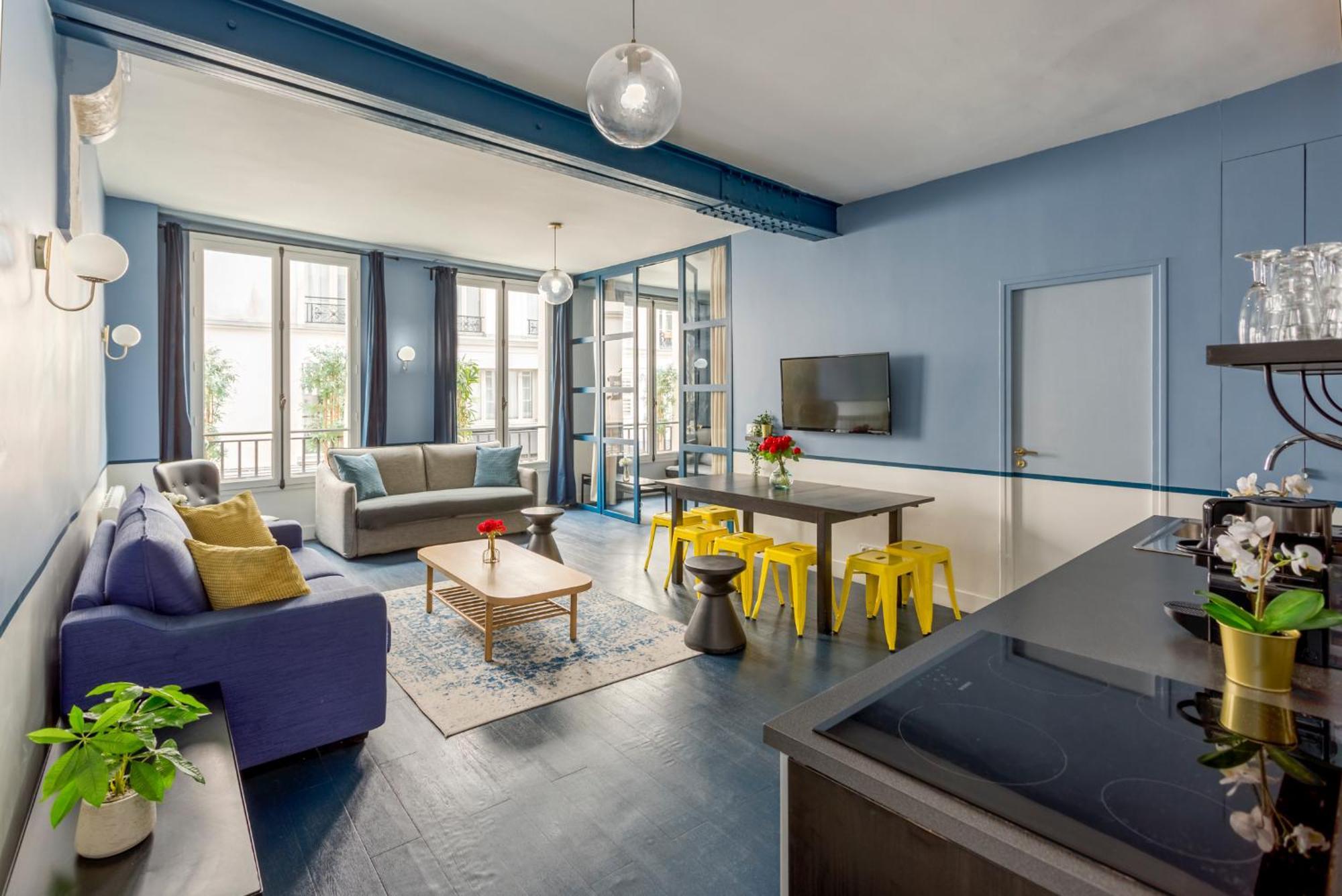 Luxury 3 Bedroom 2 Bathroom Family Loft In Central Paris Eksteriør billede